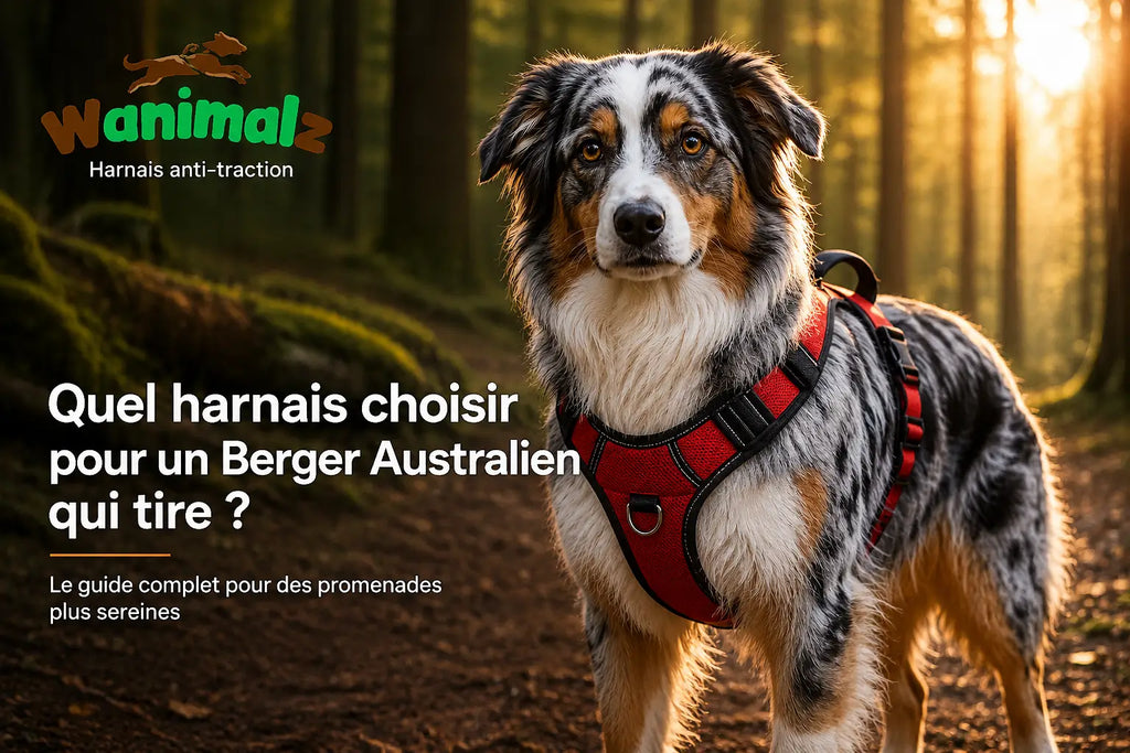 Quel harnais choisir pour un Berger Australien qui tire ?