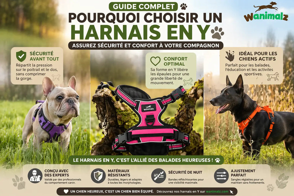 Pourquoi choisir un harnais en Y pour chien ?