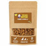 Biscuits pour chien Pomme et Cannelle Les Trésors d’Ulysse 100 g – face