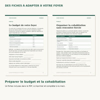Aperçu des fiches pratiques Wanimalz pour préparer le budget et organiser la cohabitation des animaux
