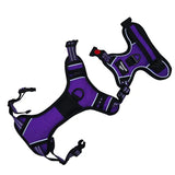 Harnais violet en Y Wanimalz avec ouverture avant