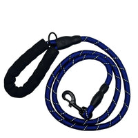 Laisse pour chien en corde bleue anti-traction Wanimalz
