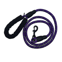 Laisse pour chien en corde violette résistante Wanimalz