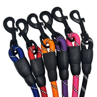 Laisse pour chien en corde résistante, mousqueton renforcé Wanimalz