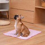 Tapis rafraîchissant chien bouledogue français. Disponible en plusieurs couleurs et tailles
